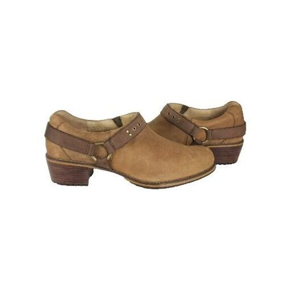 Red Wing Shoes Women's US 11M Brown Leather Harness Slip On Ankle Boots - Picture 1 of 16